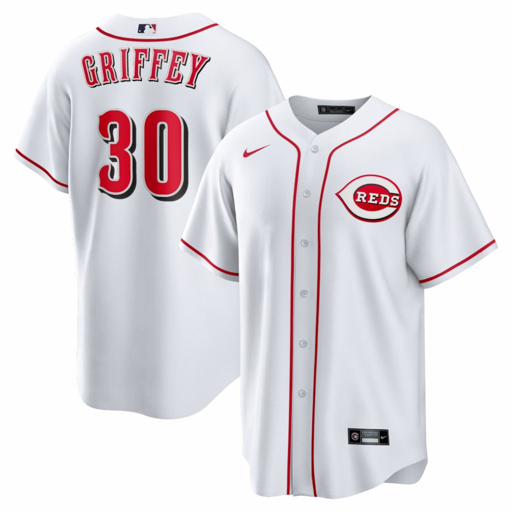 Ken Griffey Jr. Cincinnati Reds Nike Home Retired Player Replica Jersey - MLB