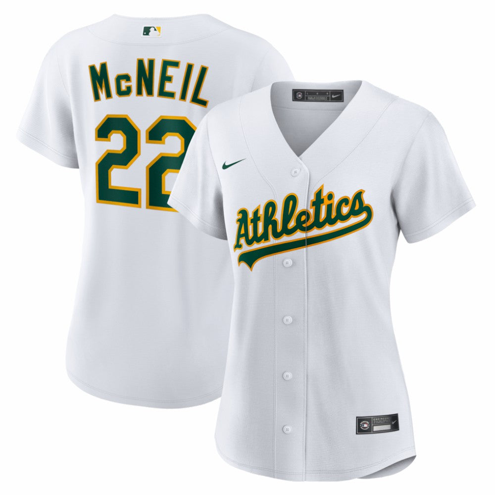 Jeff McNeil Athletics Nike Women's Home Replica Jersey - MLB