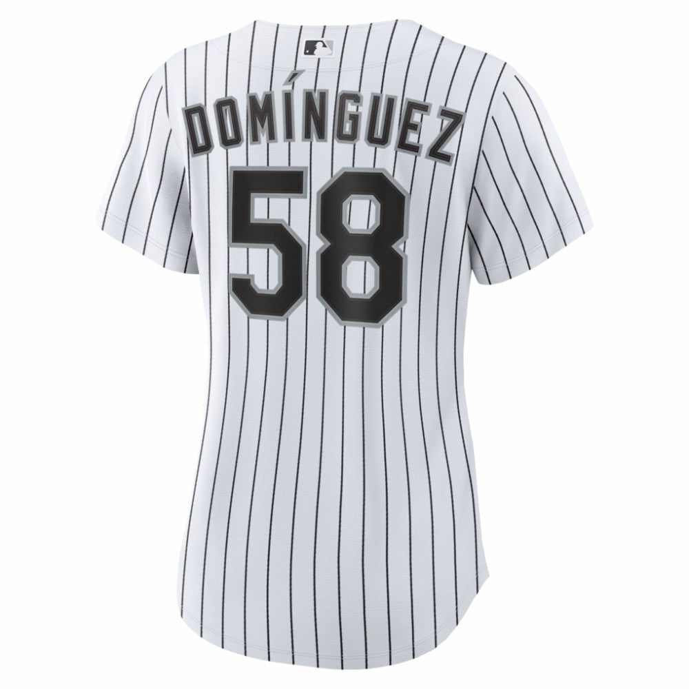 Seranthony Domínguez Chicago White Sox Nike Women's Home Replica Jersey - MLB