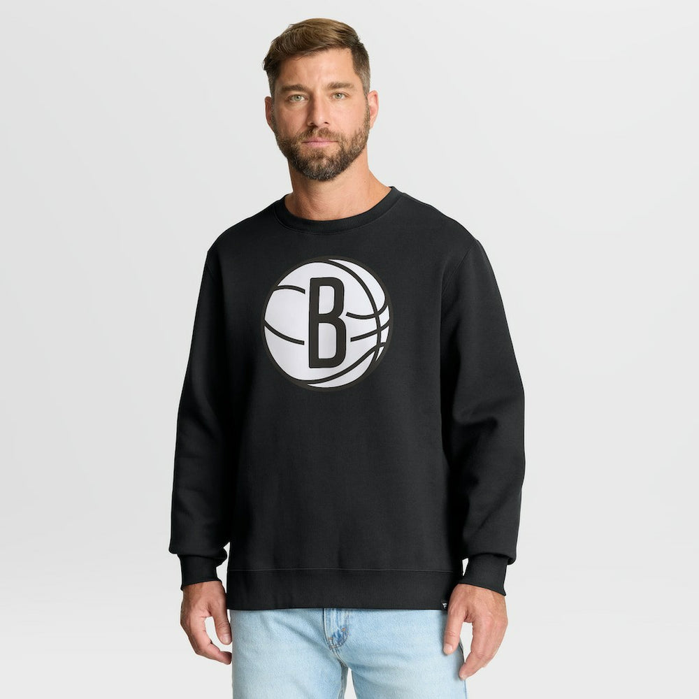 Brooklyn Nets Essential Legacy Sweatshirt Black - NBA