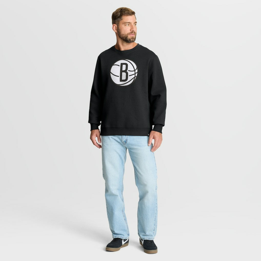 Brooklyn Nets Essential Legacy Sweatshirt Black - NBA