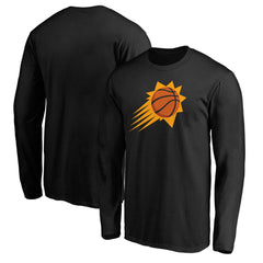 Phoenix Suns Primary Logo Long Sleeve T-Shirt Black - NBA