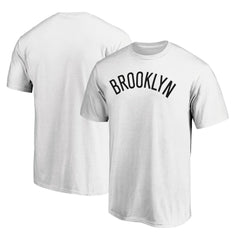 Brooklyn Nets Wordmark Alt T-Shirt White - NBA