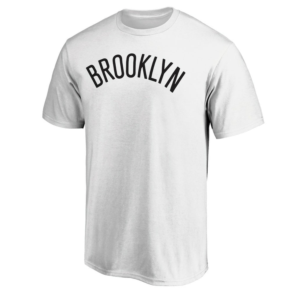 Brooklyn Nets Wordmark Alt T-Shirt White - NBA