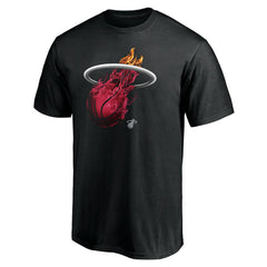Miami Heat Midnight Mascot T-Shirt Black - NBA