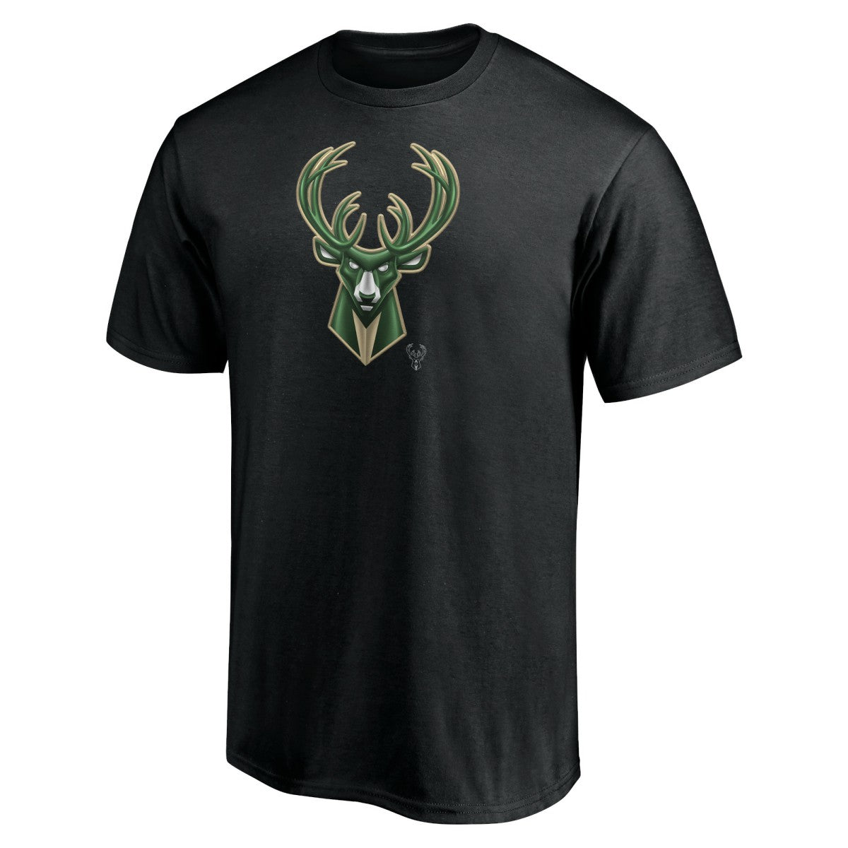 Milwaukee Bucks Midnight Mascot T-Shirt Black - NBA