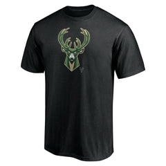 Milwaukee Bucks Midnight Mascot T-Shirt Black - NBA