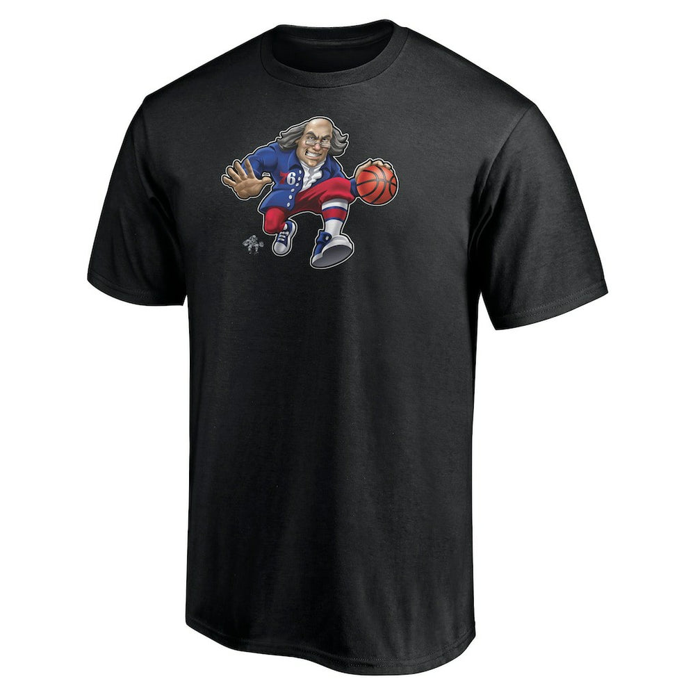 Philadelphia 76ers Midnight Mascot T-Shirt Black - NBA