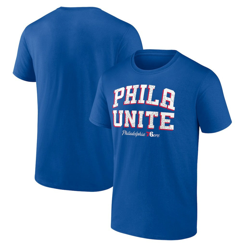 Philadelphia 76ers Hometown Collection Phila Unite T-Shirt Royal - NBA
