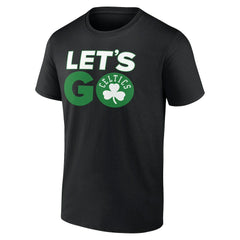 Boston Celtics Hometown Collection Let's Go T-Shirt Black - NBA