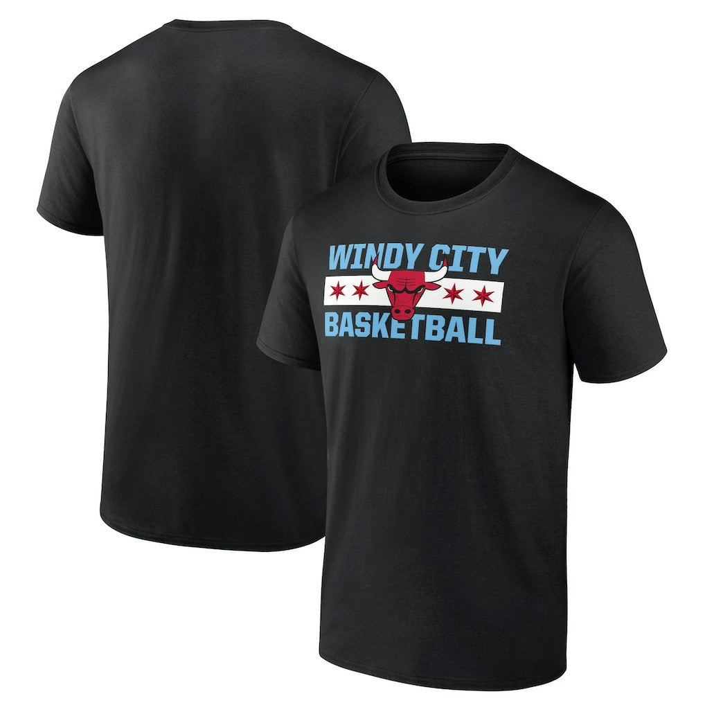 Chicago Bulls Hometown Collection Windy City T-Shirt Black - NBA