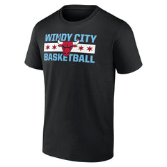Chicago Bulls Hometown Collection Windy City T-Shirt Black - NBA