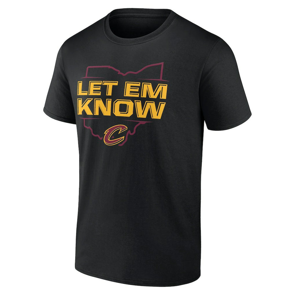 Cleveland Cavaliers Hometown Collection Let Em Know T-Shirt Black - NBA