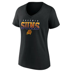 Phoenix Suns Women's Hometown Collection Sunrise V-Neck T-Shirt Black - NBA