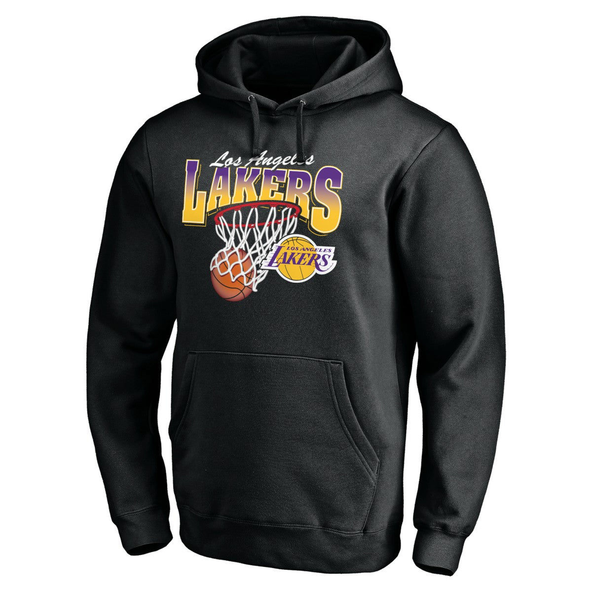 Los Angeles Lakers Balanced Floor Pullover Hoodie Black - NBA