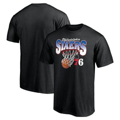 Philadelphia 76ers Balanced Floor T-Shirt Black - NBA