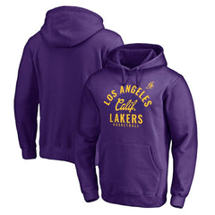 Los Angeles Lakers Hometown Collection Post Up Pullover Hoodie Purple - NBA