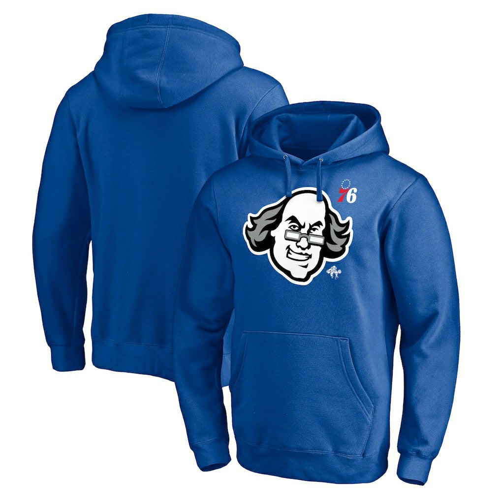 Philadelphia 76ers Hometown Collection Post Up Pullover Hoodie Royal - NBA