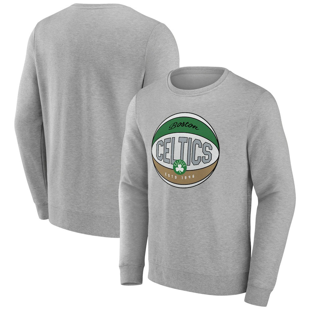 Boston Celtics Hard Color Pullover Sweatshirt Gray - NBA