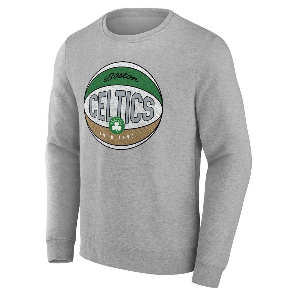 Boston Celtics Hard Color Pullover Sweatshirt Gray - NBA