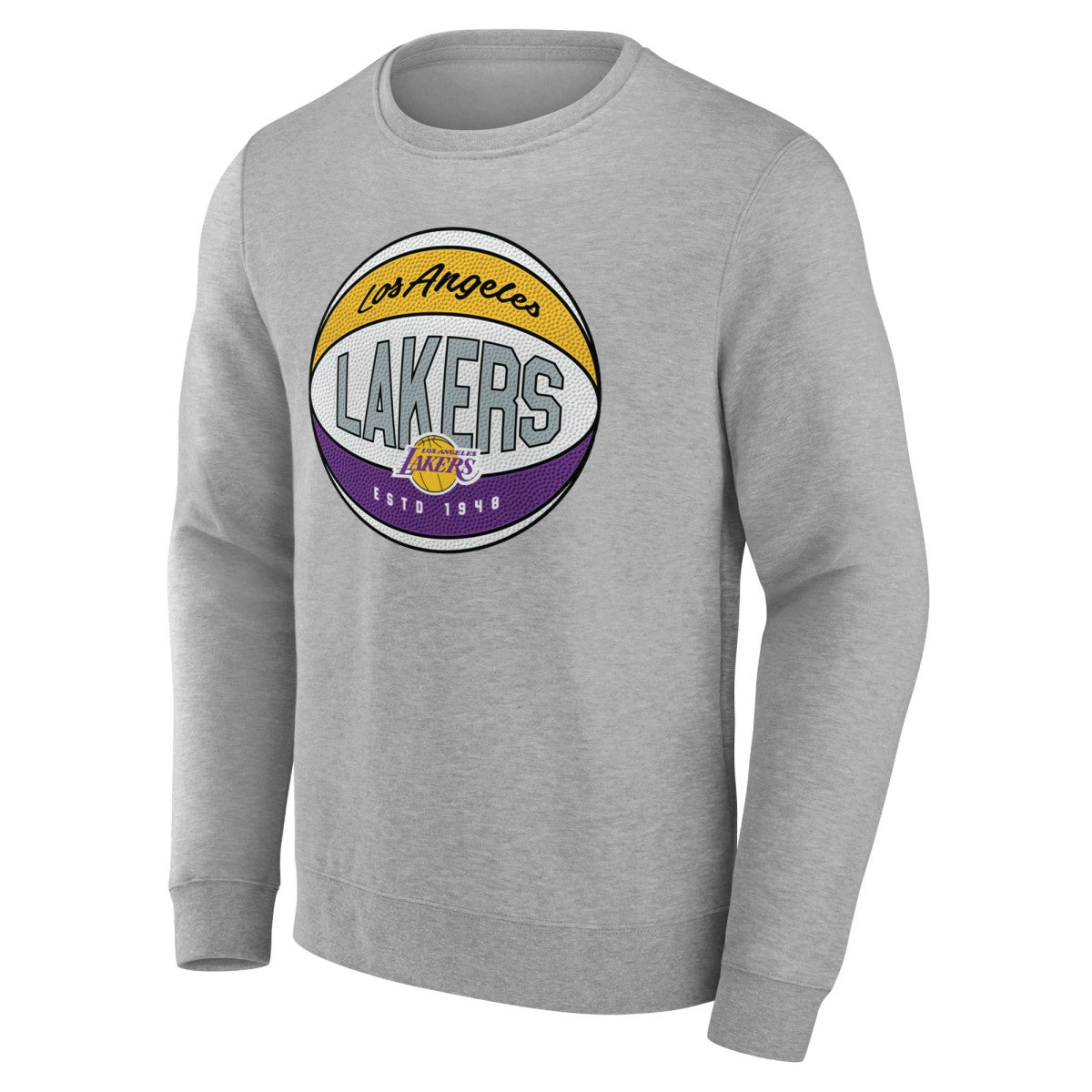 Los Angeles Lakers Hard Color Pullover Sweatshirt Gray - NBA