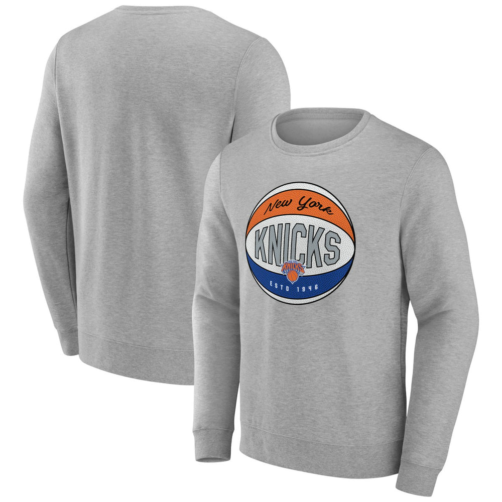 New York Knicks Hard Color Pullover Sweatshirt Gray - NBA