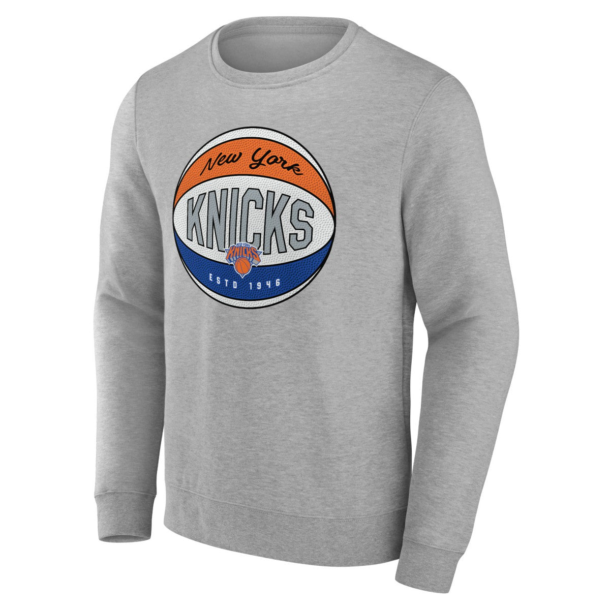 New York Knicks Hard Color Pullover Sweatshirt Gray - NBA