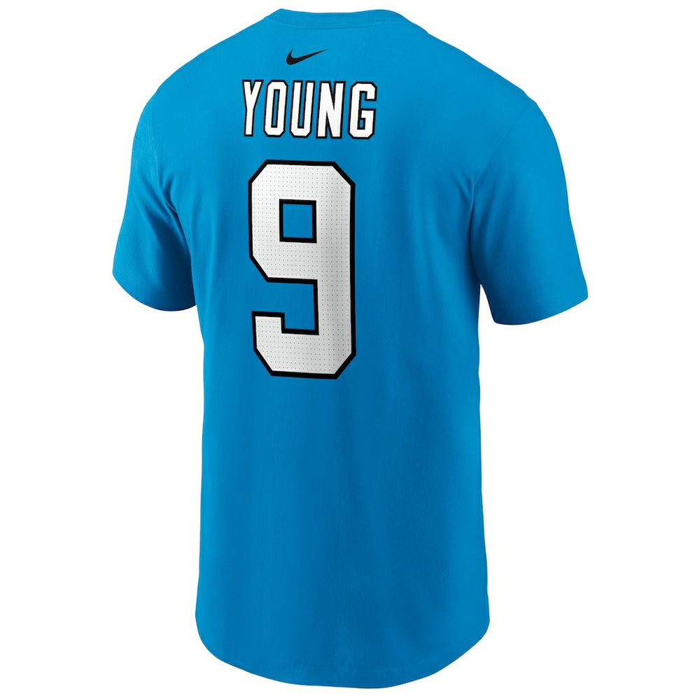 Bryce Young Carolina Panthers Player Name & Number T-Shirt Blue | Nike for Sale