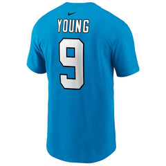 Bryce Young Carolina Panthers Player Name & Number T-Shirt Blue | Nike for Sale