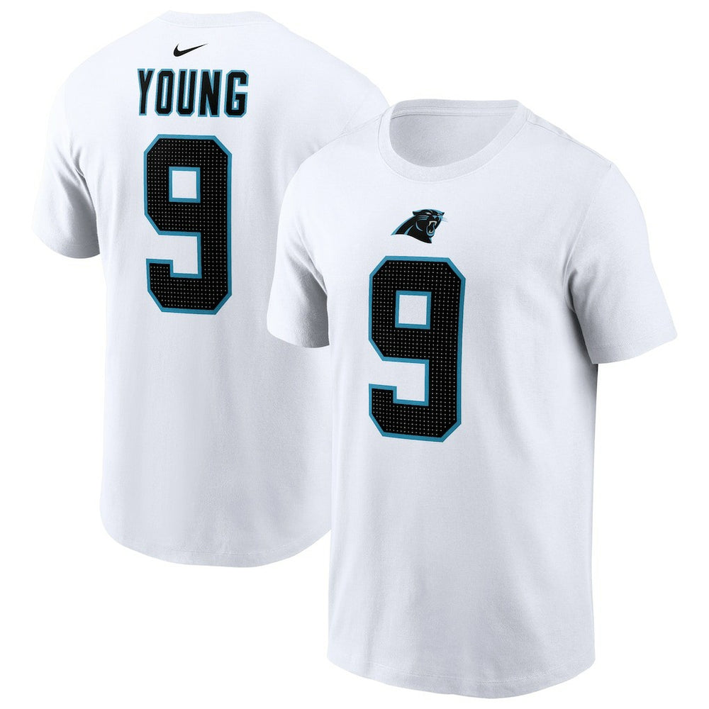 Bryce Young Carolina Panthers Player Name & Number T-Shirt White | Nike for Sale