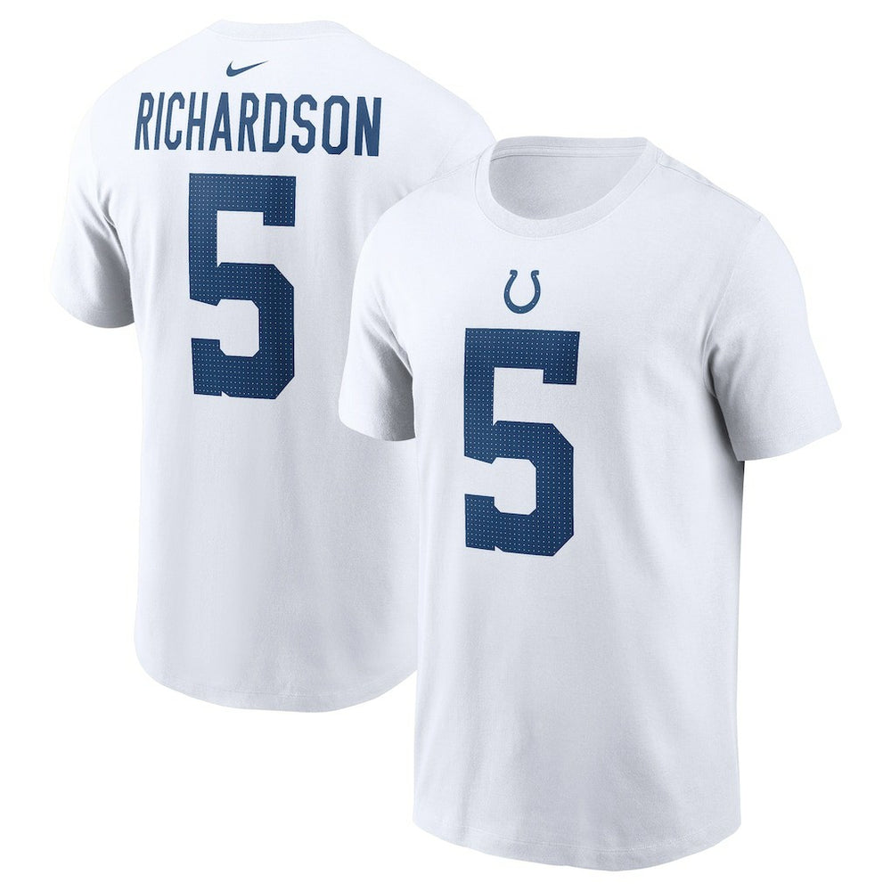 Anthony Richardson Indianapolis Colts Player Name & Number T-Shirt White | Nike for Sale