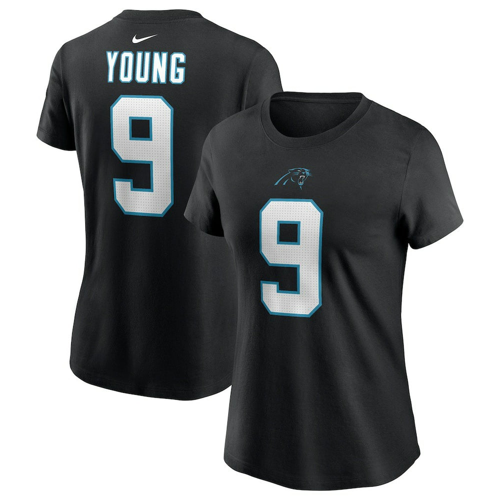 Bryce Young Carolina Panthers Women's Player Name & Number T-Shirt Black | Nike for Sale