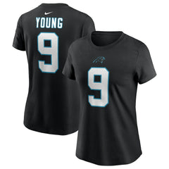 Bryce Young Carolina Panthers Women's Player Name & Number T-Shirt Black | Nike for Sale