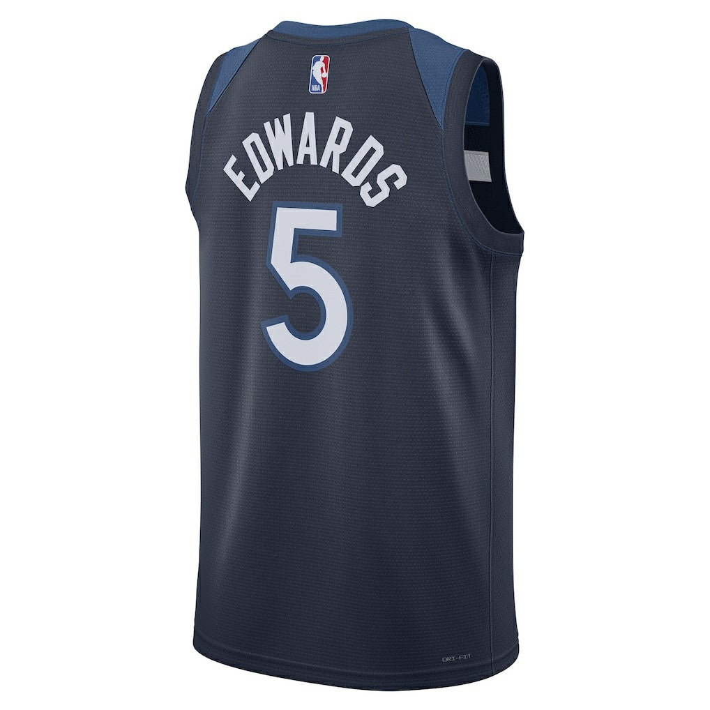 Anthony Edwards Minnesota Timberwolves Unisex Swingman Jersey Icon Edition Navy - NBA