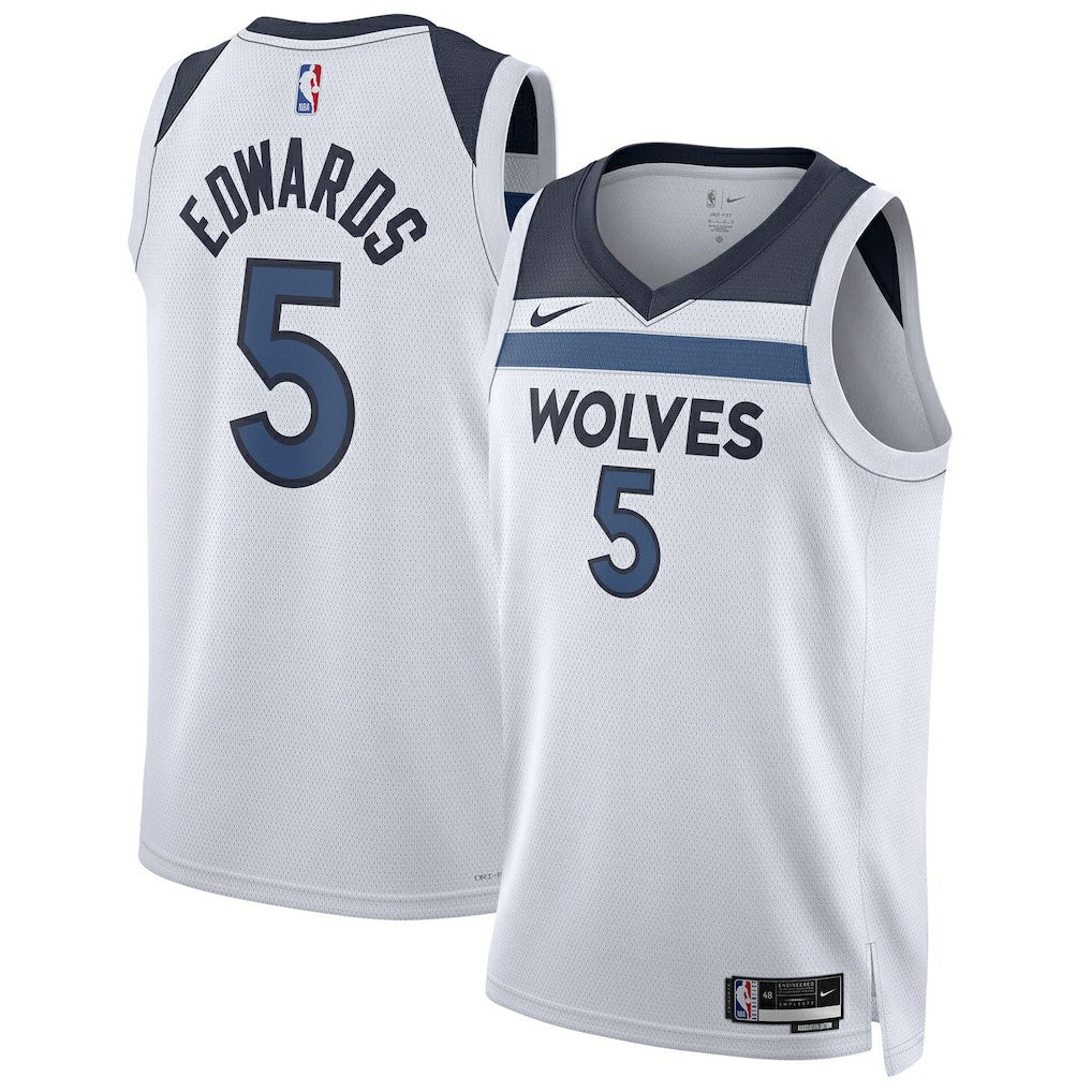 Anthony Edwards Minnesota Timberwolves Unisex Swingman Jersey Association Edition White - NBA