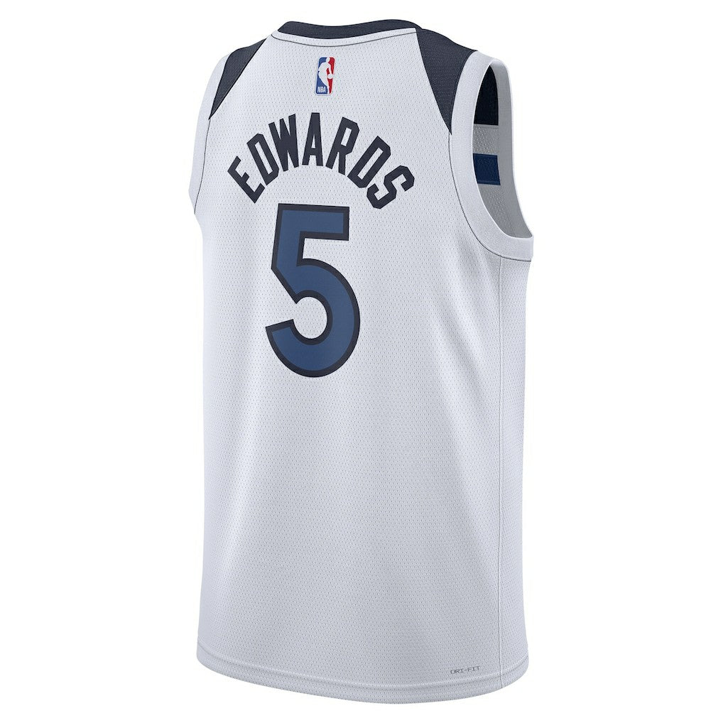 Anthony Edwards Minnesota Timberwolves Unisex Swingman Jersey Association Edition White - NBA