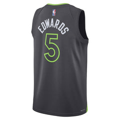 Anthony Edwards Minnesota Timberwolves Jordan Brand Unisex Swingman Jersey Statement Edition Charcoal - NBA