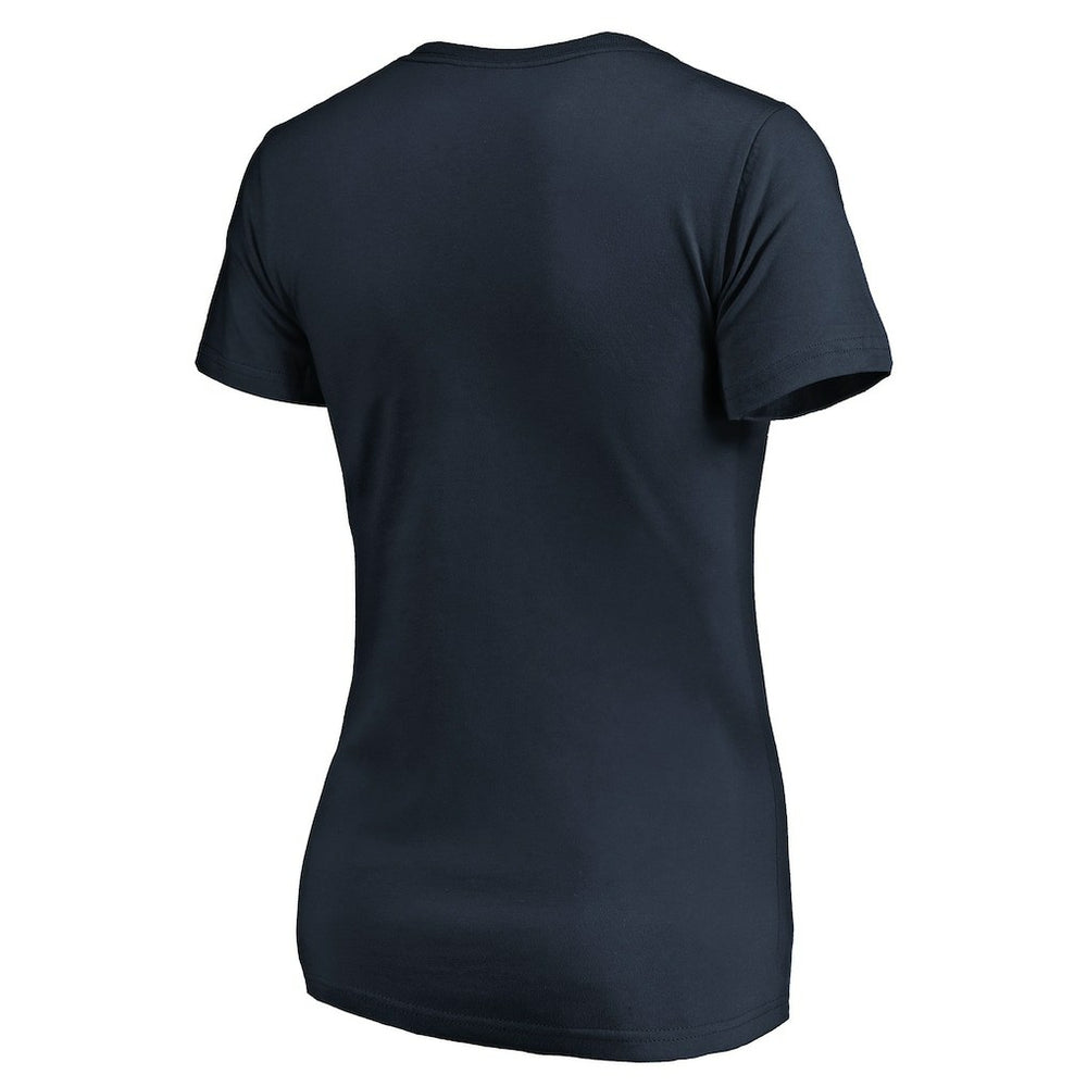 Chicago Bears Women's Script V-Neck T-Shirt Navy | NFL
