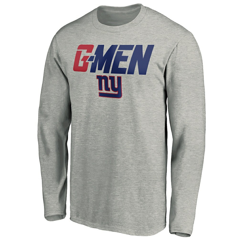 New York Giants Hometown Collection G-Men Long Sleeve T-Shirt Gray | NFL