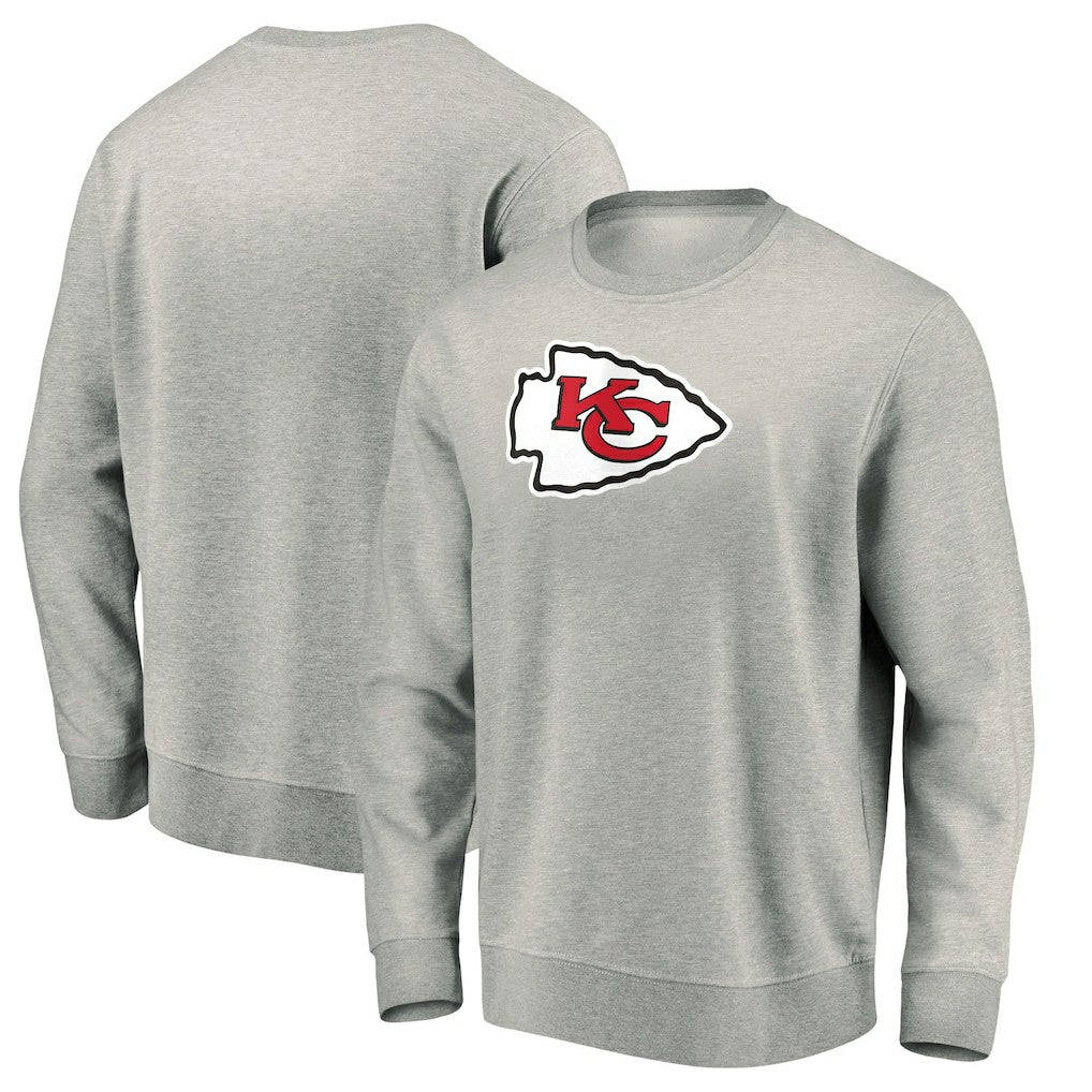 Kansas City Chiefs Pullover Sweatshirt Gray | NFL