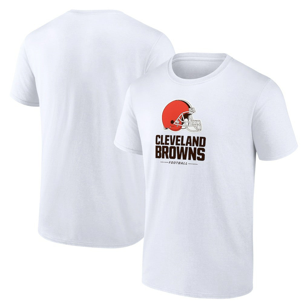 Cleveland Browns Team Lockup T-Shirt White | NFL