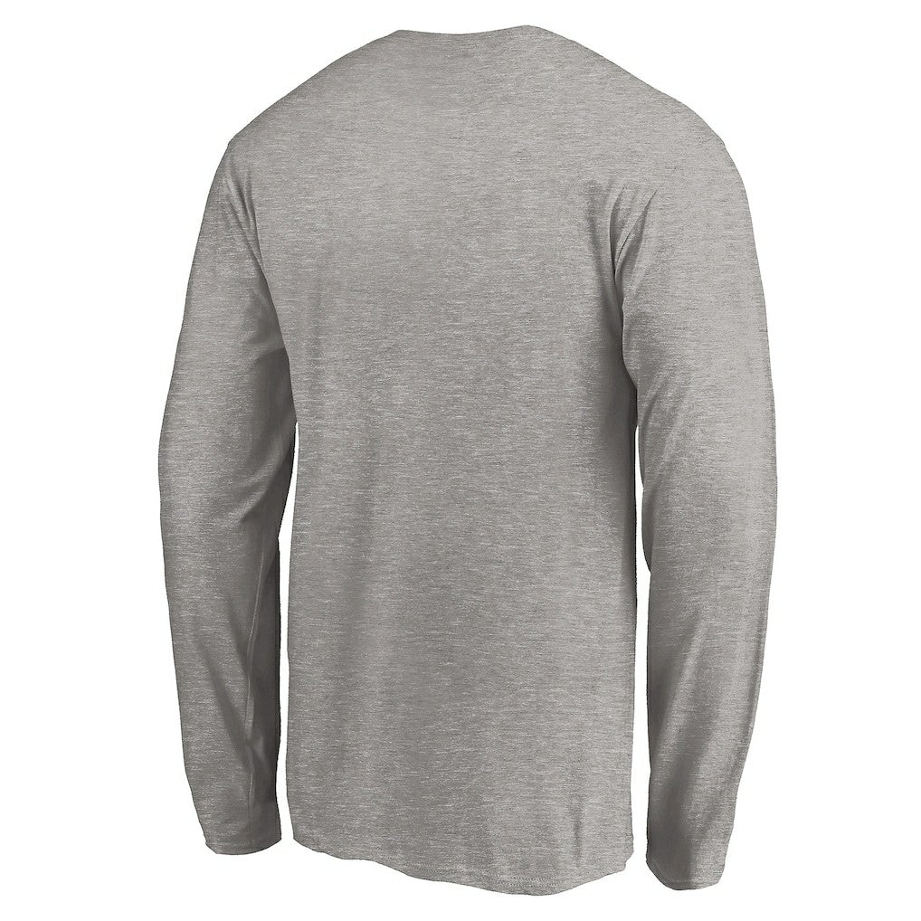 San Francisco 49ers Team Lockup Long Sleeve T-Shirt Gray | NFL