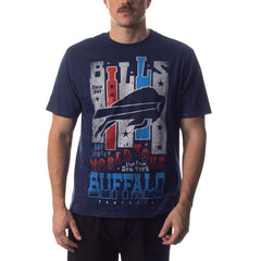 Buffalo Bills The Wild Collective Unisex Tour Band T-Shirt Navy | NFL