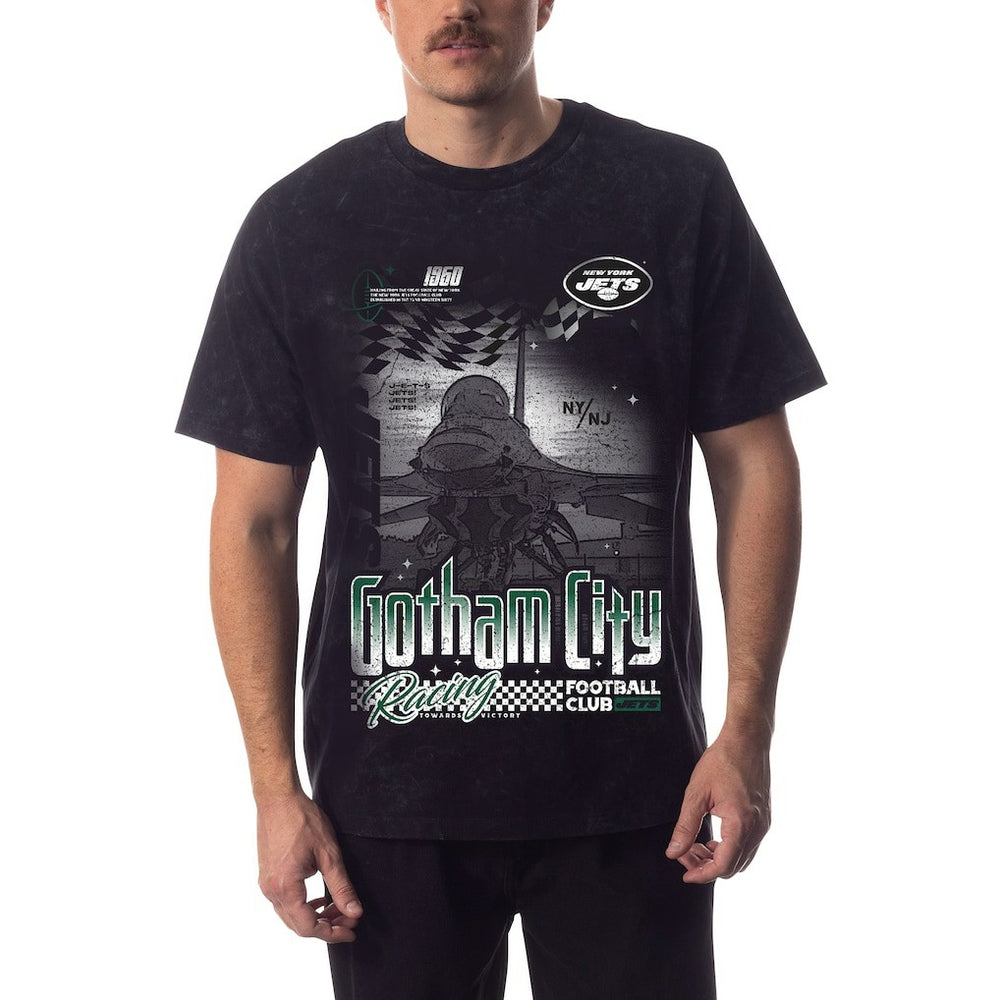 New York Jets The Wild Collective Unisex Tour Band T-Shirt Black | NFL