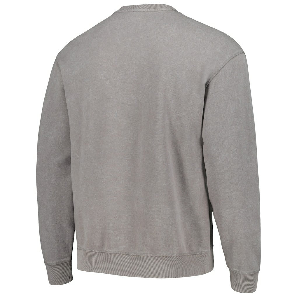 Indianapolis Colts The Wild Collective Unisex Distressed Pullover Sweatshirt Gray | NFL