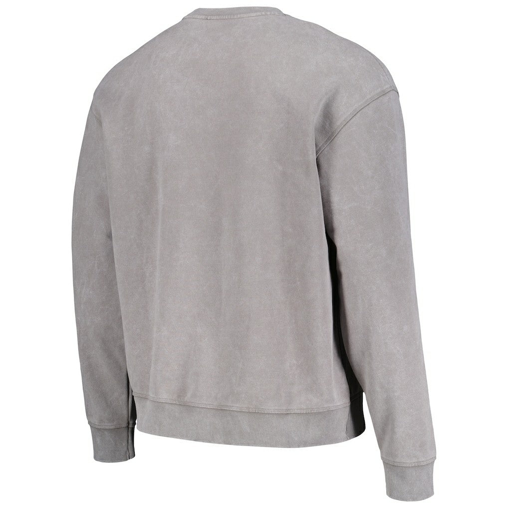 Kansas City Chiefs The Wild Collective Unisex Distressed Pullover Sweatshirt Gray | NFL