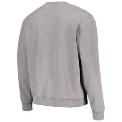 Kansas City Chiefs The Wild Collective Unisex Distressed Pullover Sweatshirt Gray | NFL
