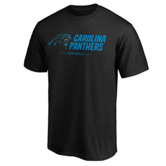 Carolina Panthers Team Lockup T-Shirt Black | NFL