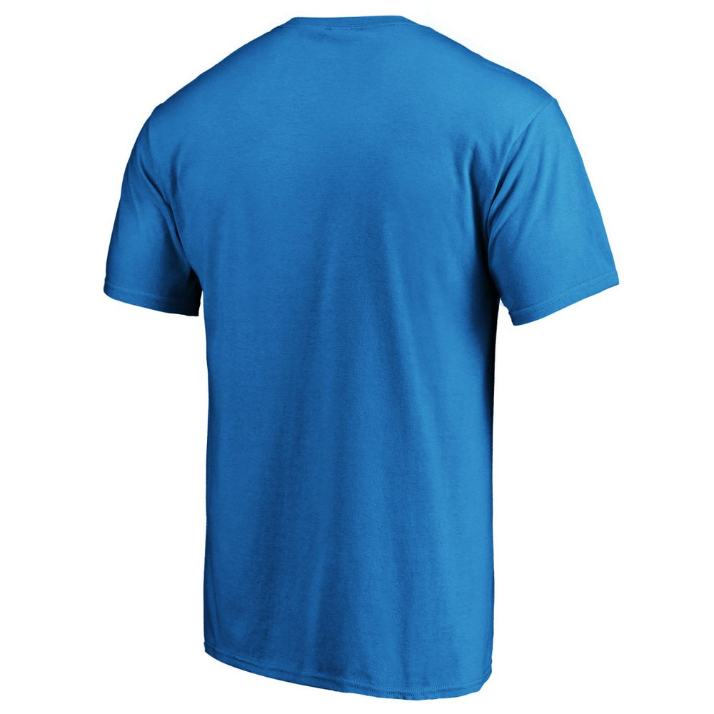 Detroit Lions Team Lockup T-Shirt Blue | NFL