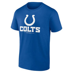 Indianapolis Colts Team Lockup T-Shirt Royal | NFL